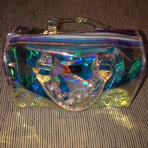 HOLOGRAPHIC DUFFLE PURSE